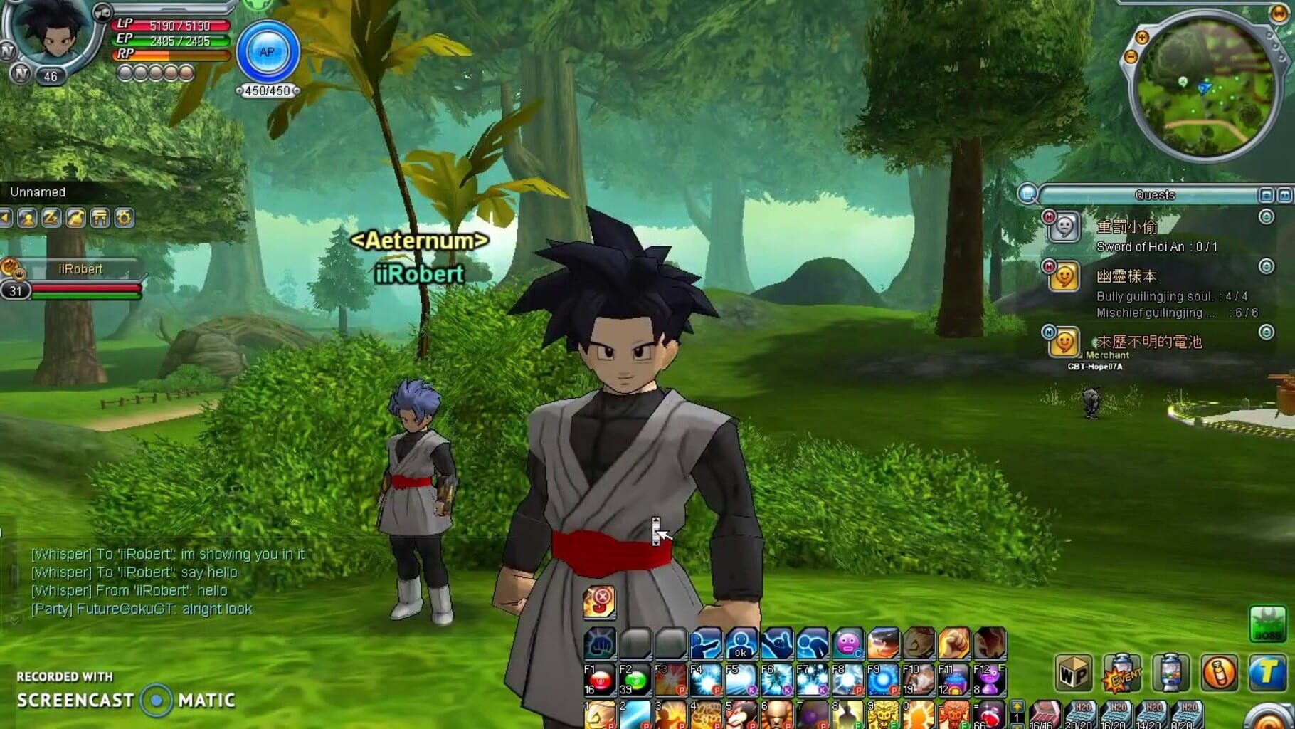 Captura de pantalla - Dragon Ball Online