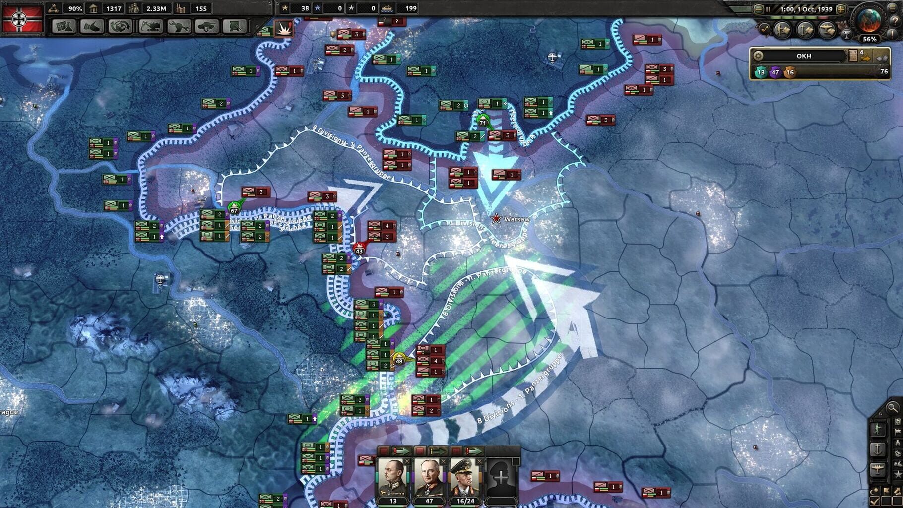 Captura de pantalla - Hearts of Iron IV: Together for Victory