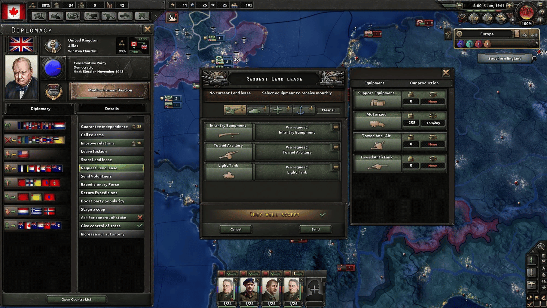 Hearts of Iron IV: Together for Victory screenshot