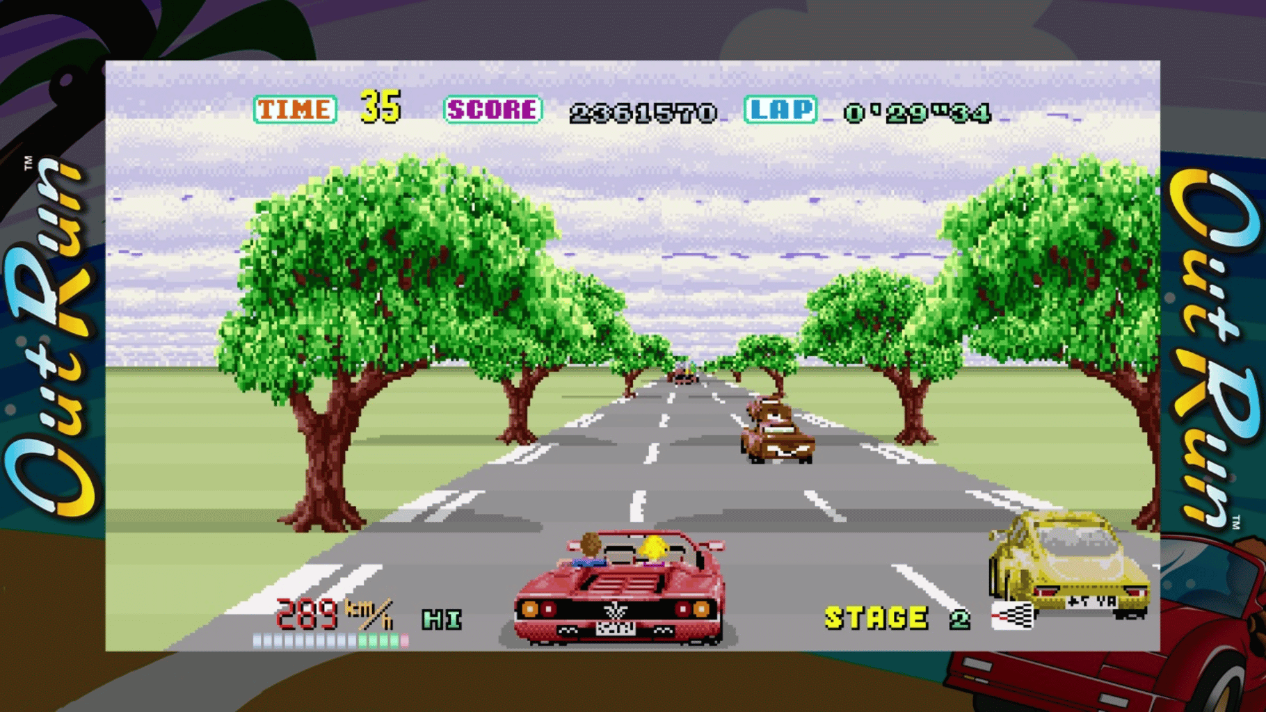 Sega Ages Out Run screenshot