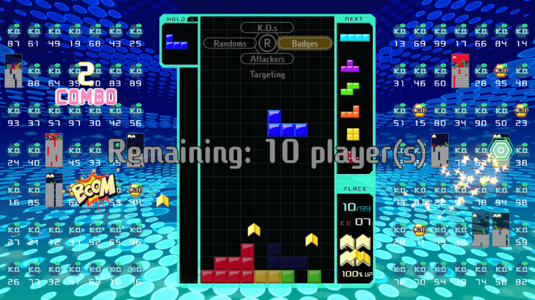 Tetris 99 screenshot