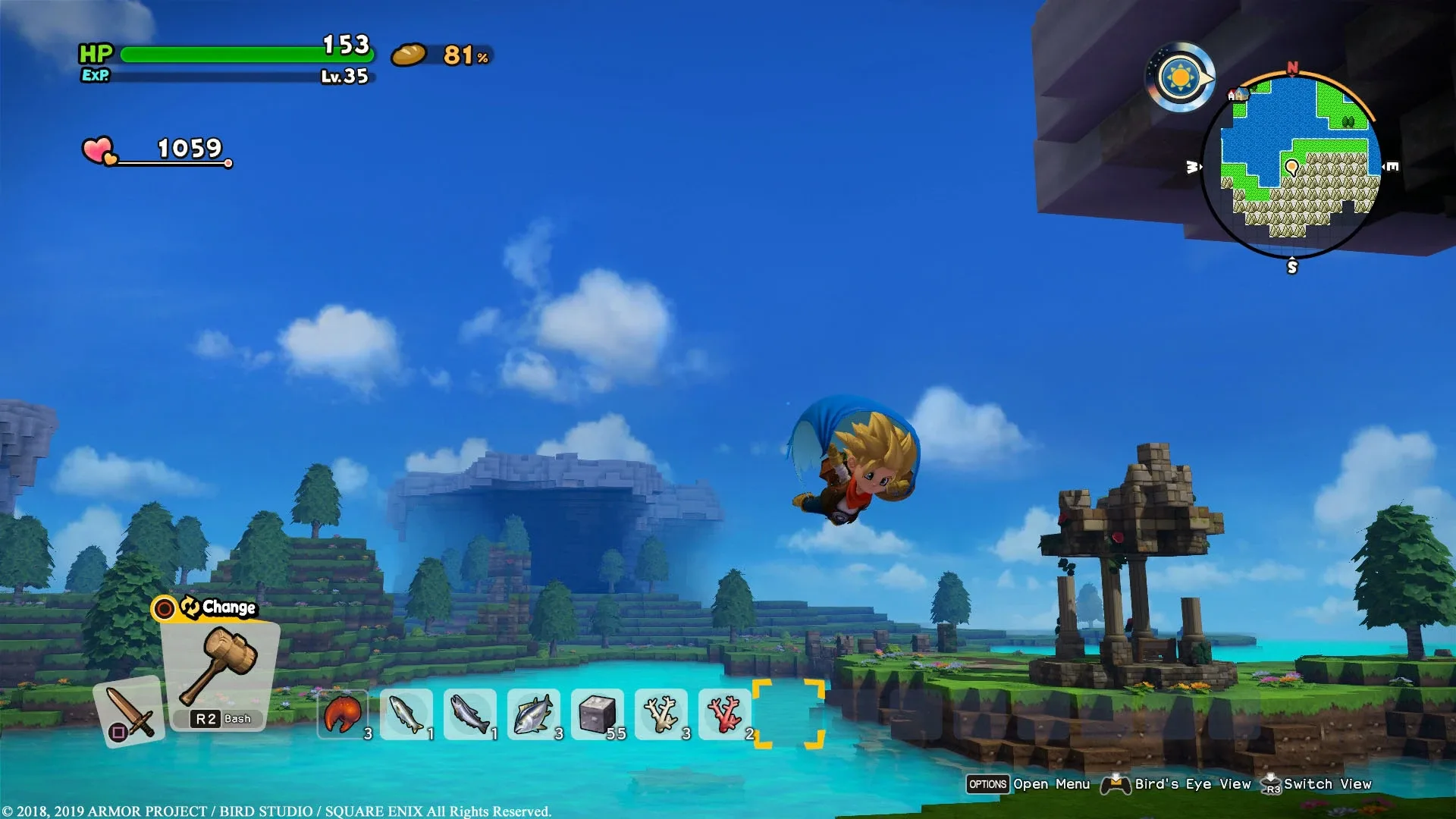 Captura de pantalla - Dragon Quest Builders 2