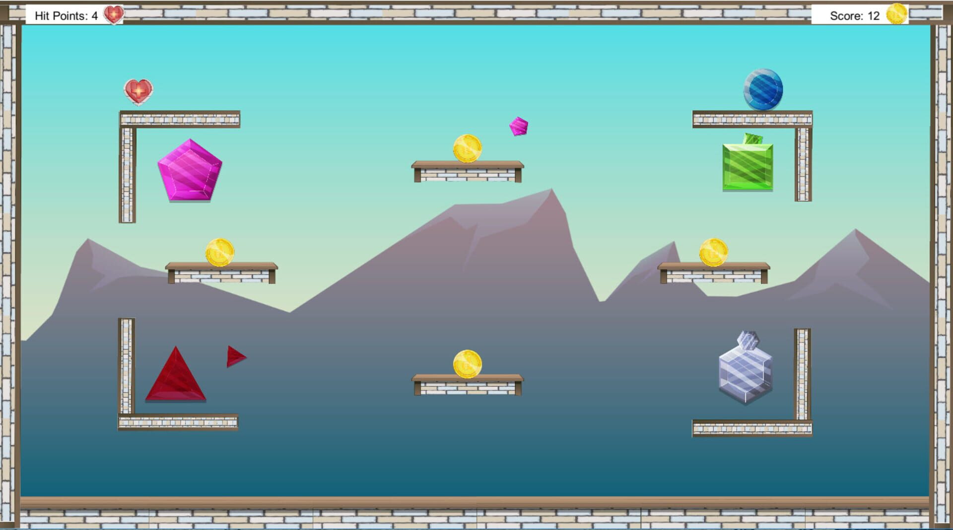 Homing Shapes - Screenshot