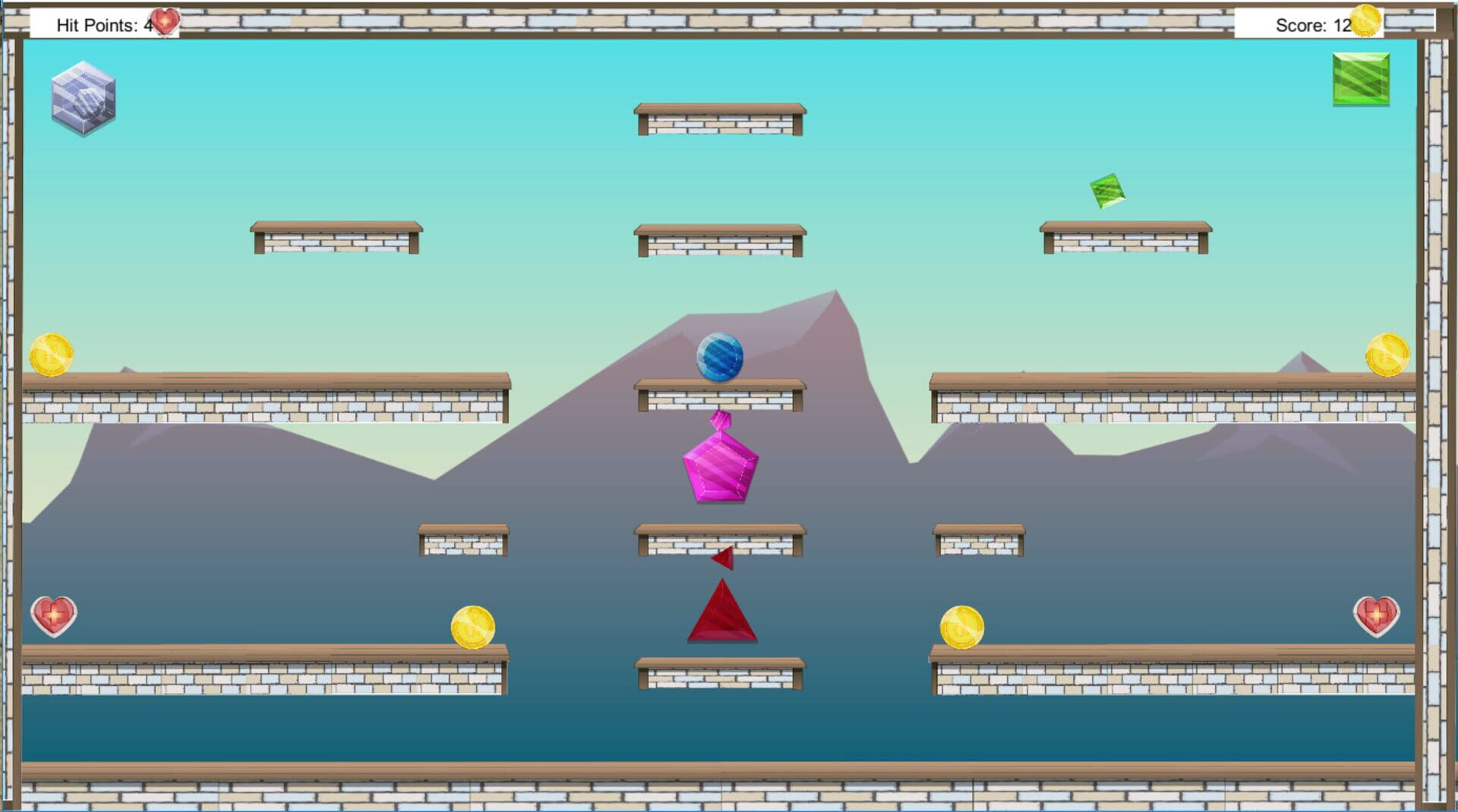Homing Shapes - Screenshot