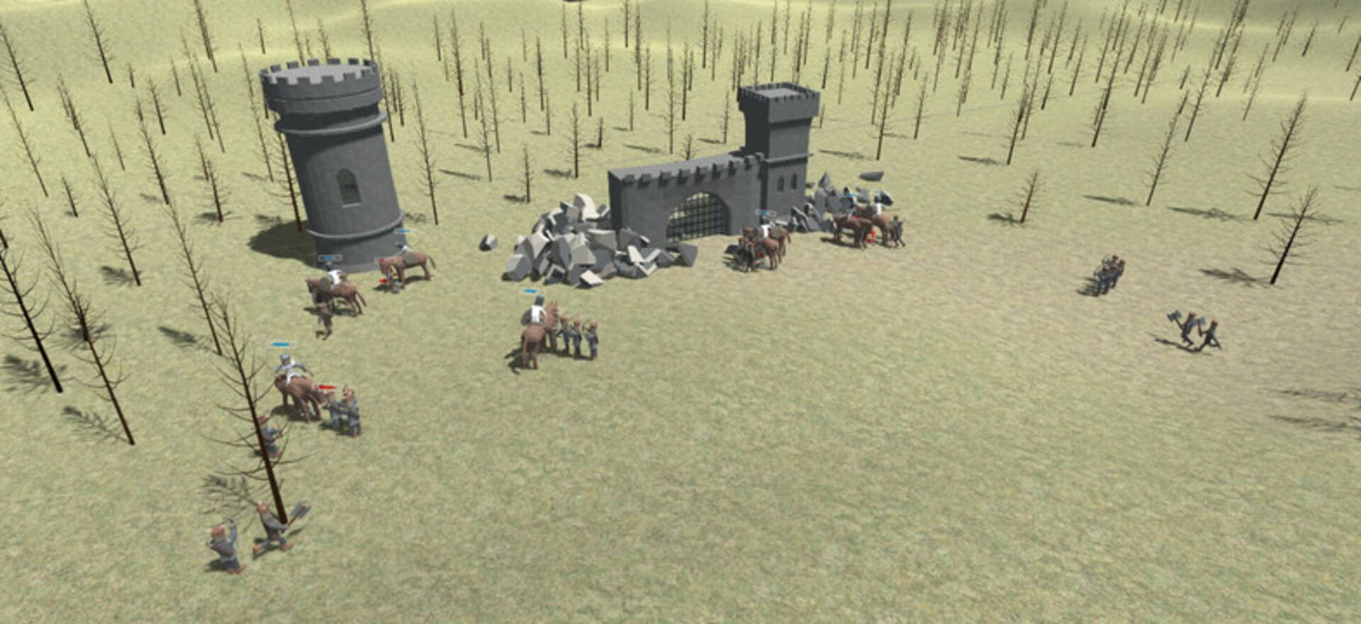 Fall of castles - Battle Simulator - Screenshot