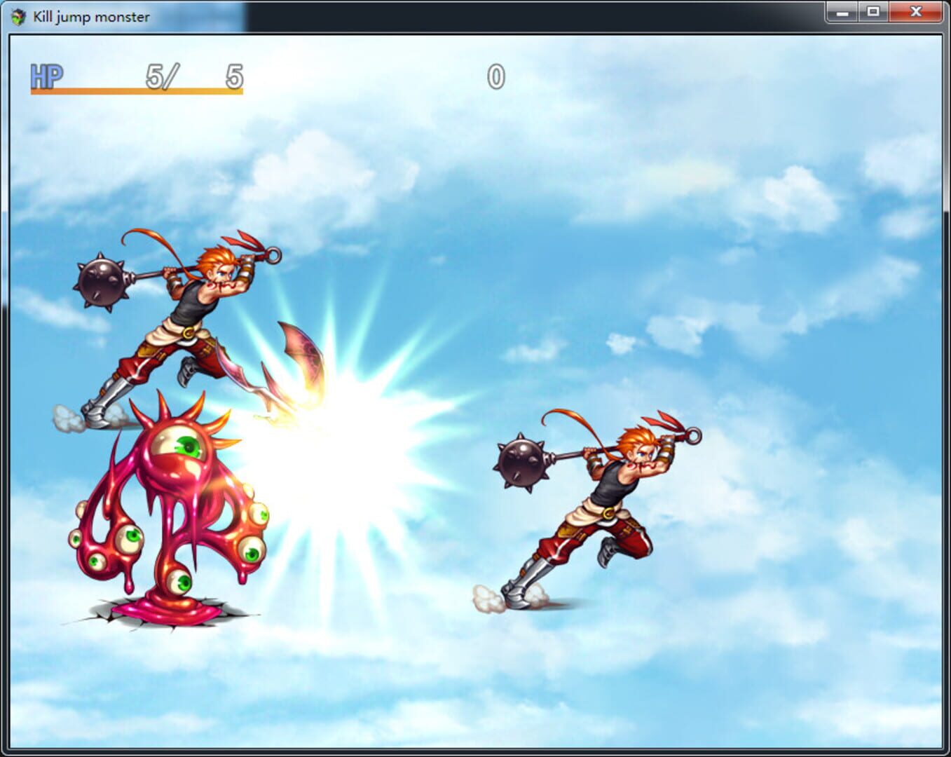 Kill jump monster - Screenshot