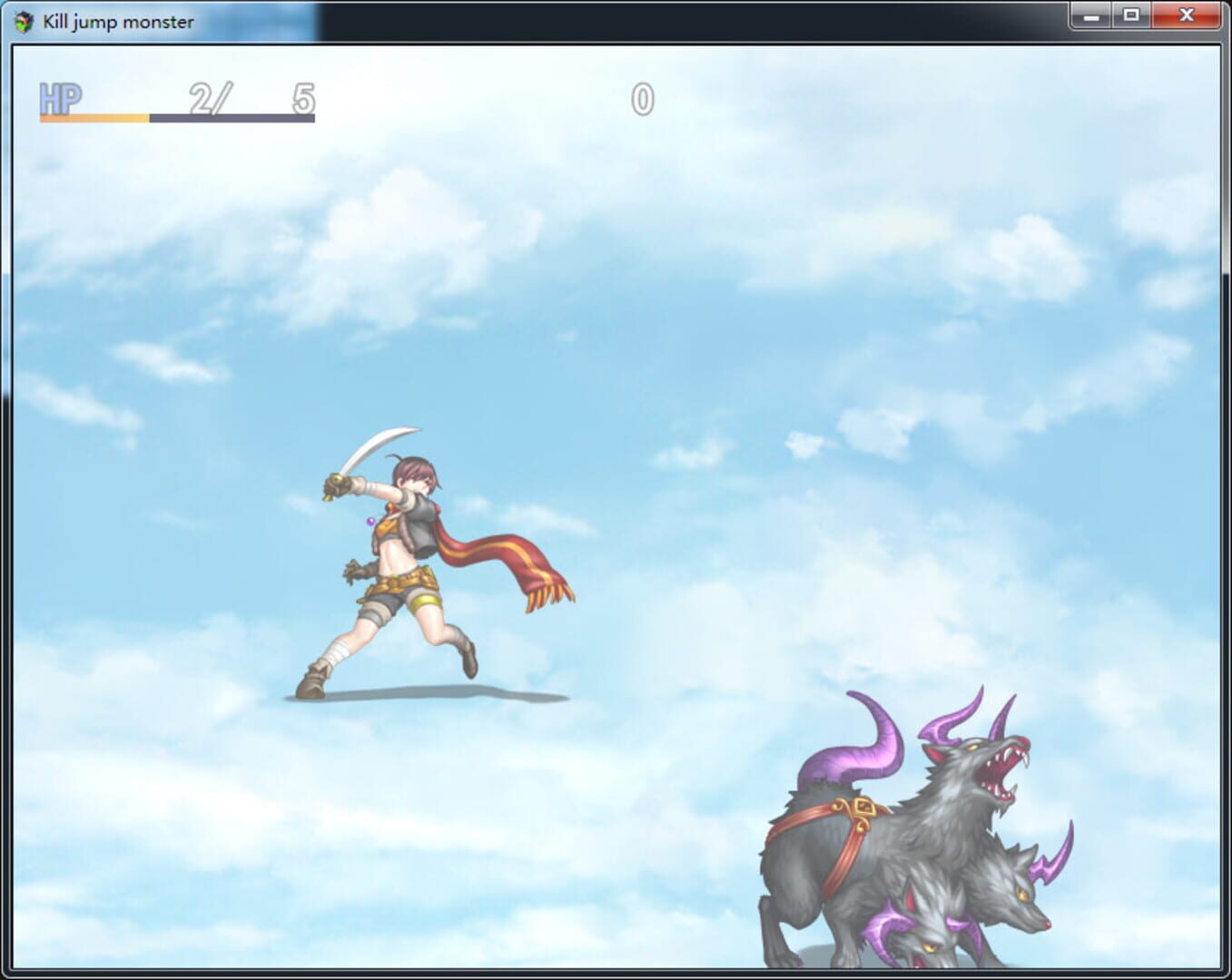 Kill jump monster - Screenshot