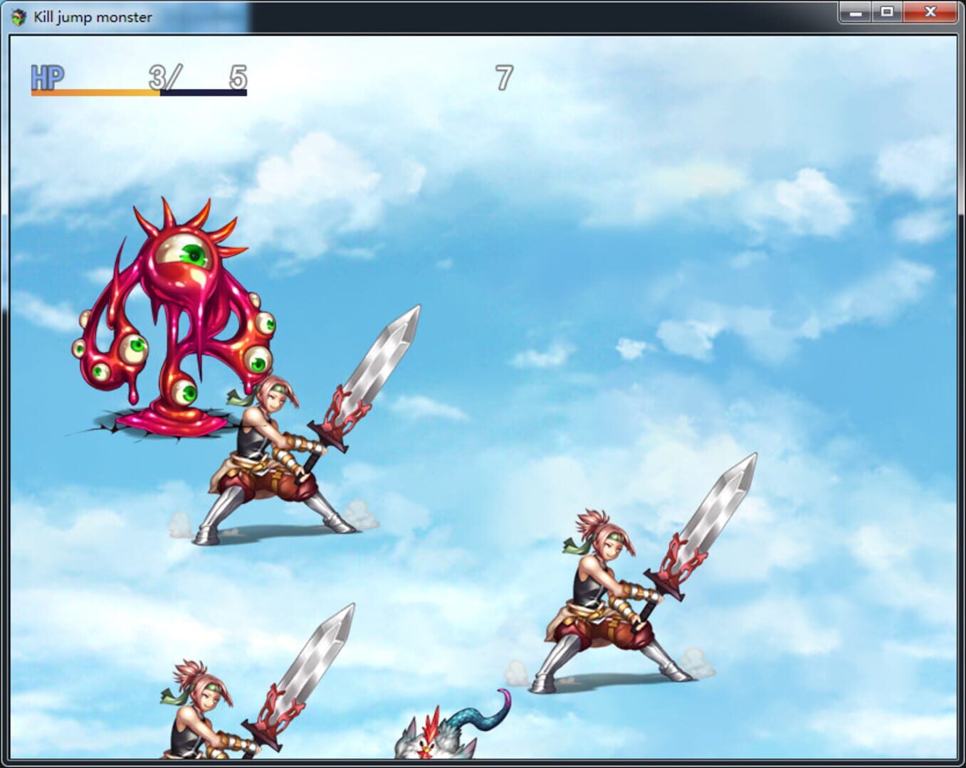 Kill jump monster - Screenshot