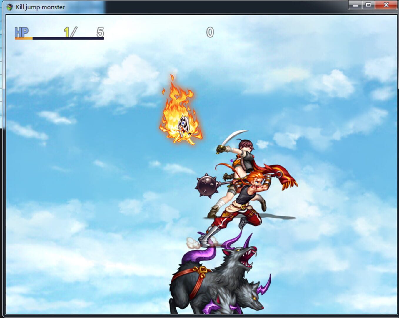 Kill jump monster - Screenshot