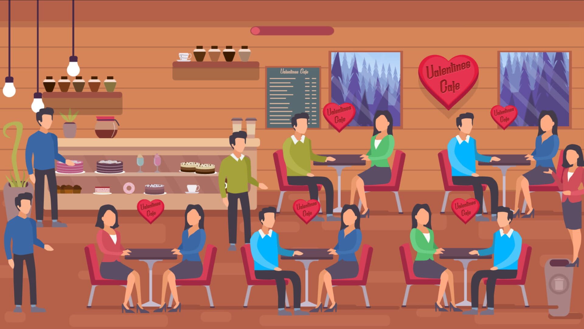Valentines Cafe - Screenshot