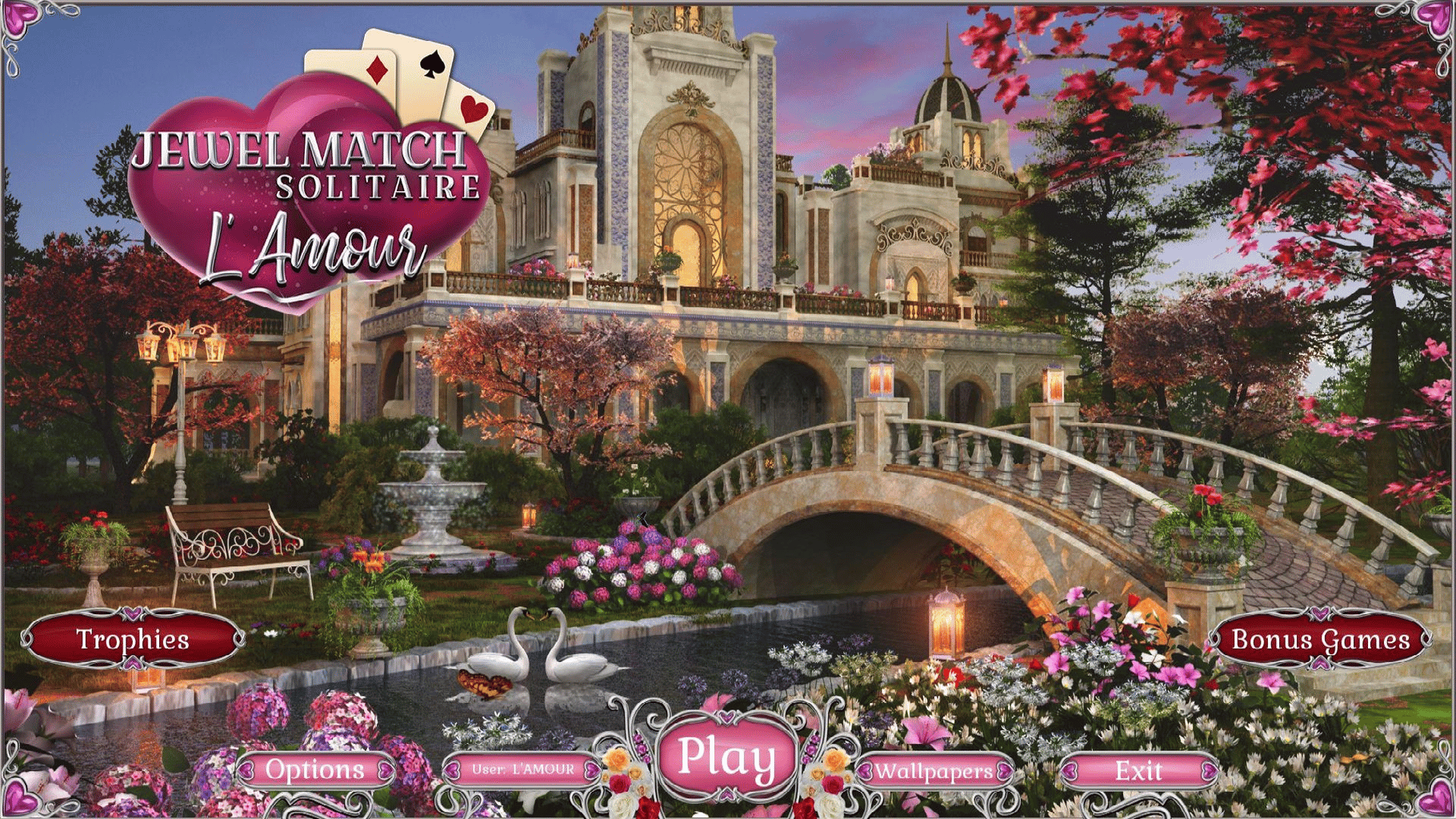 Jewel Match Solitaire L'Amour screenshot