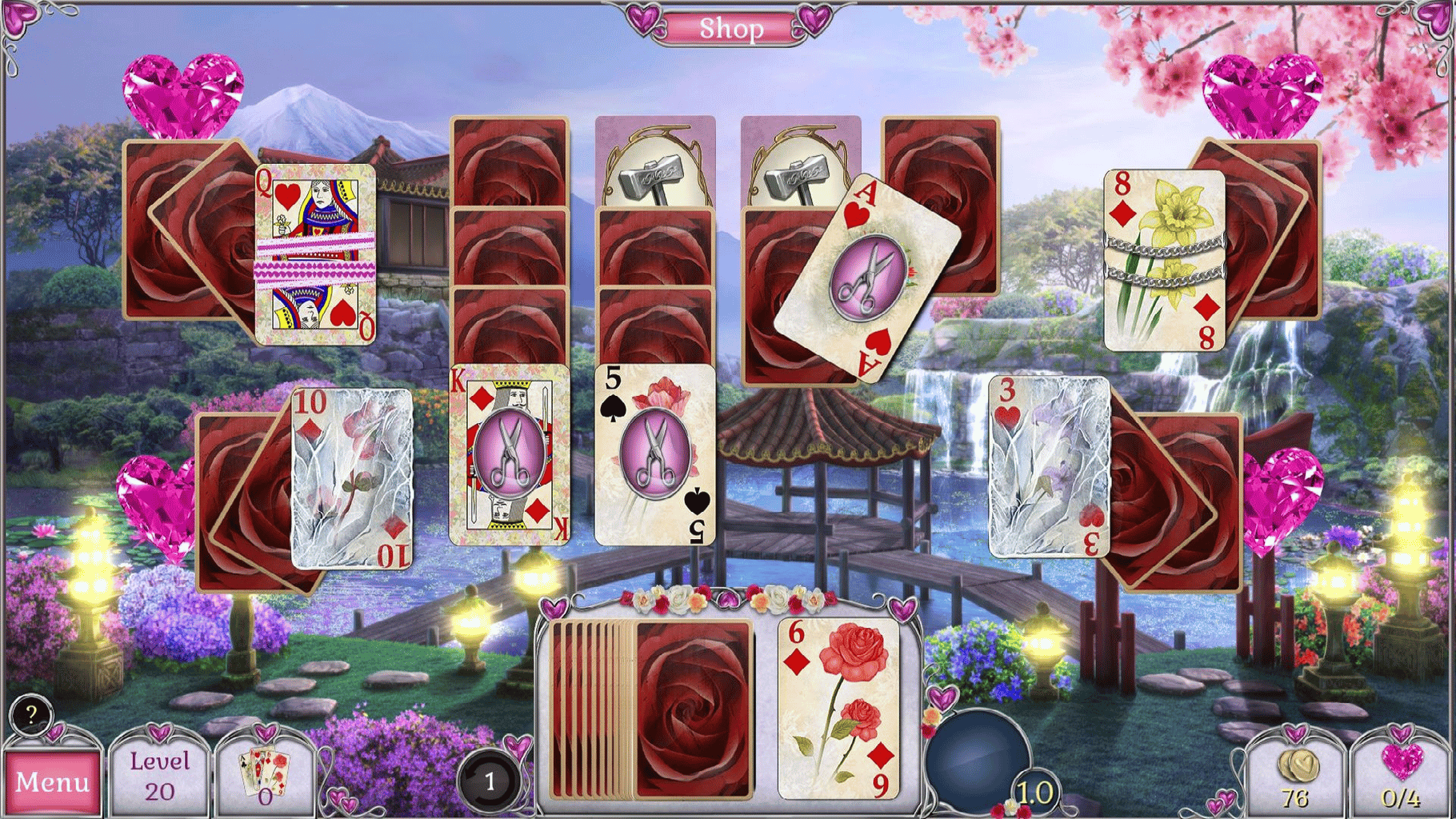 Jewel Match Solitaire L'Amour screenshot