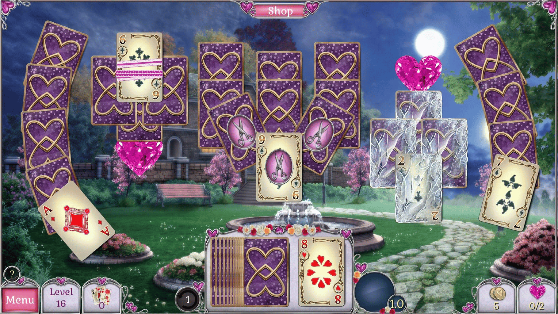 Jewel Match Solitaire L'Amour screenshot