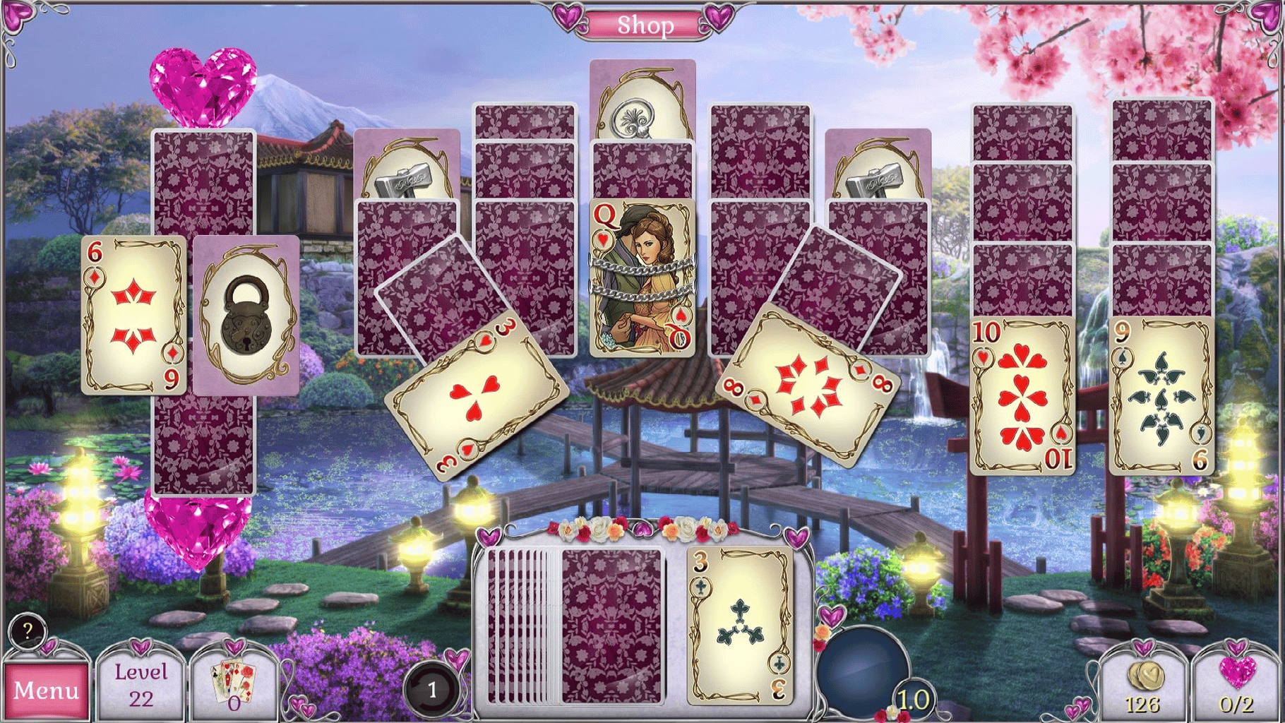 Jewel Match Solitaire L'Amour screenshot