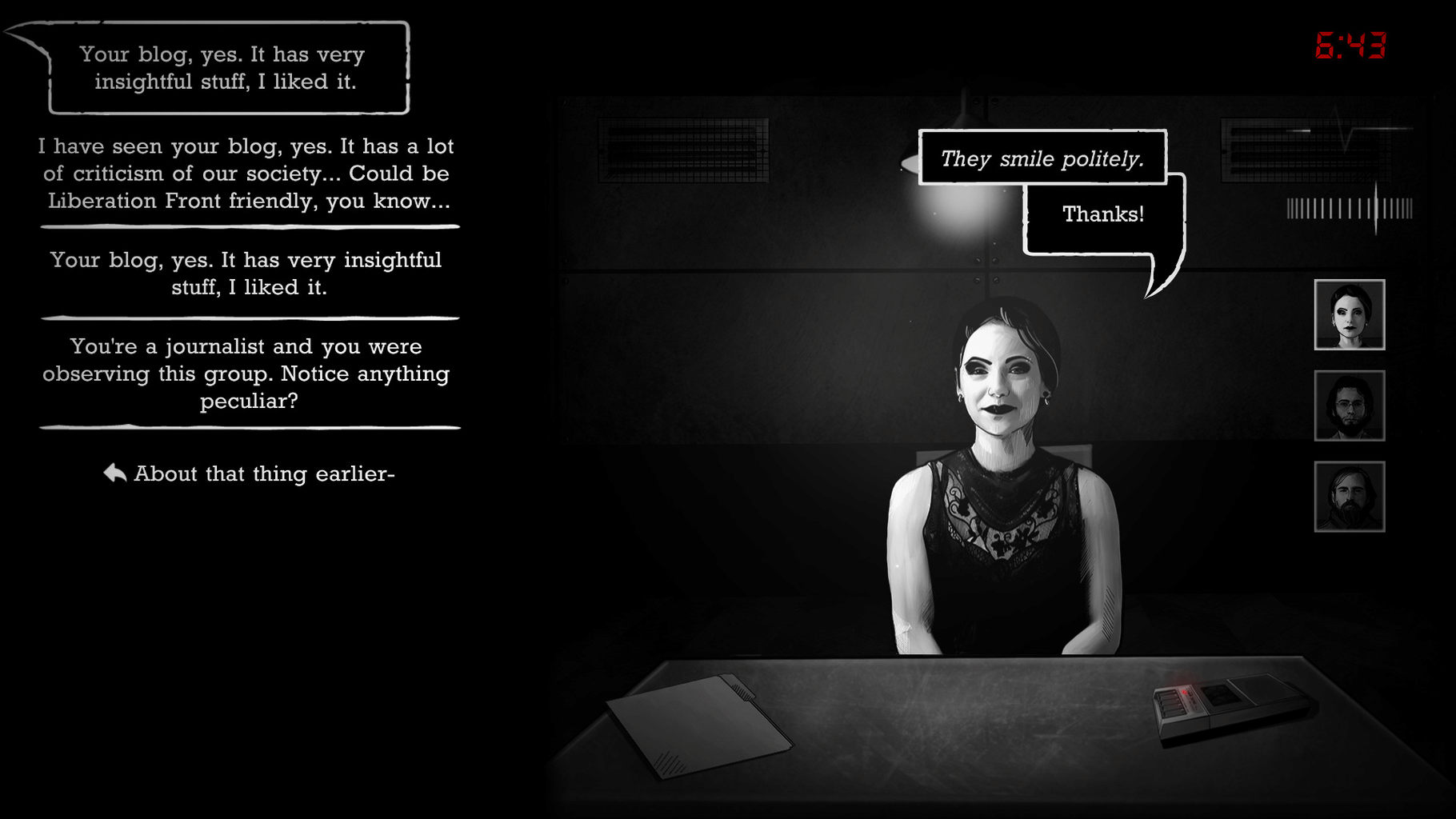 Interrogation: You Will Be Deceived screenshot