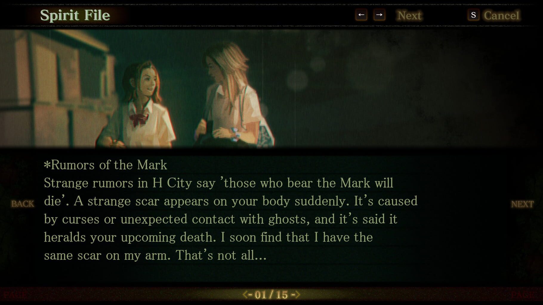 Spirit Hunter: Death Mark screenshot