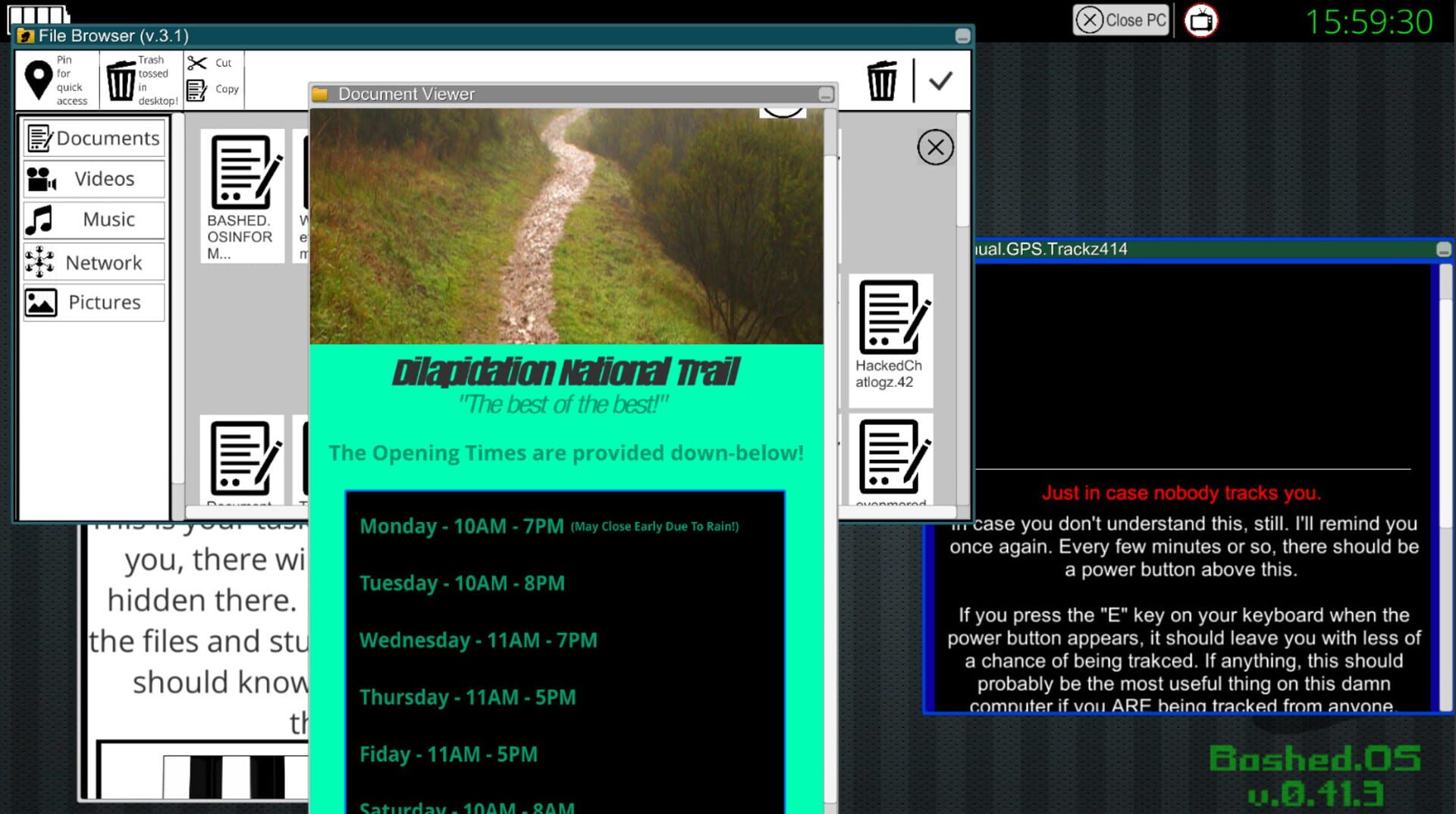 Bashed.os - Screenshot