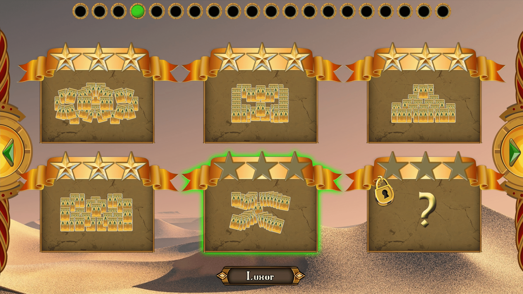 Luxor Solitaire screenshot