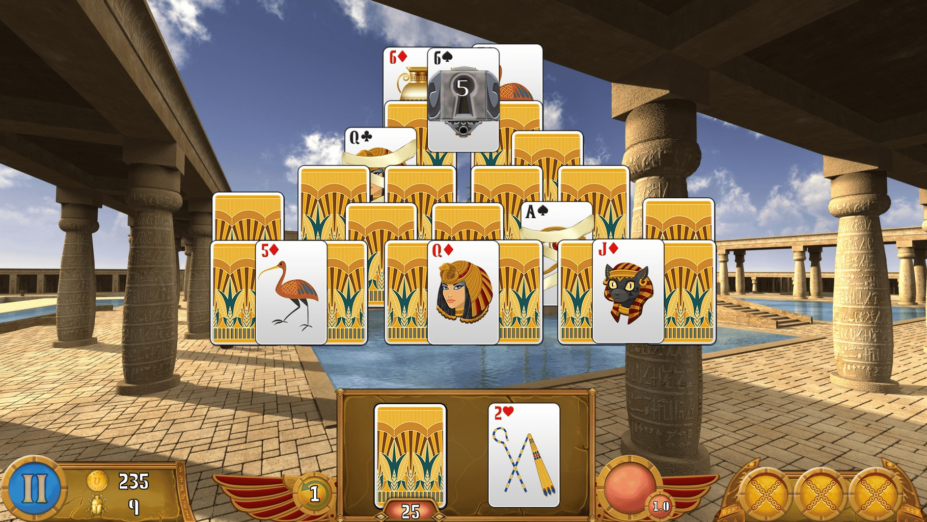 Luxor Solitaire screenshot