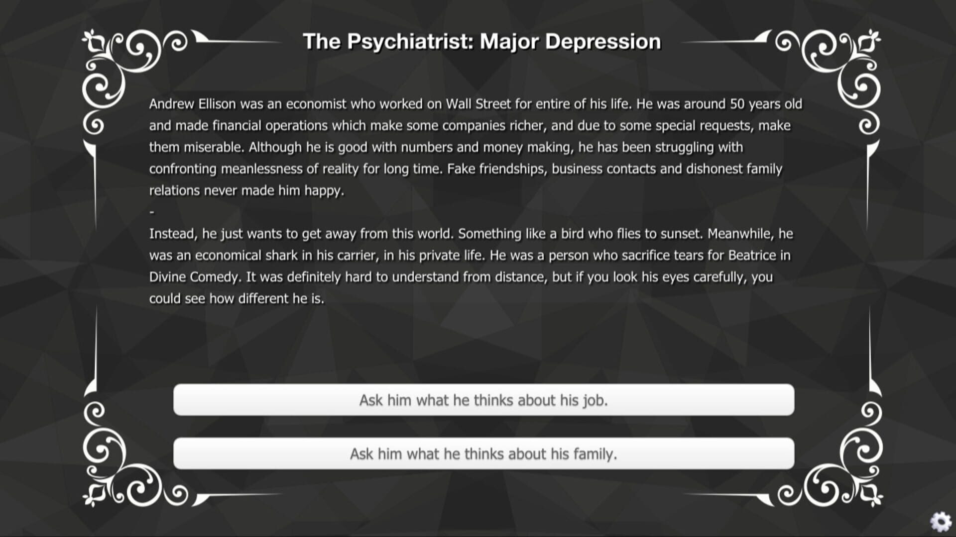 The Psychiatrist: Major Depression - Screenshot