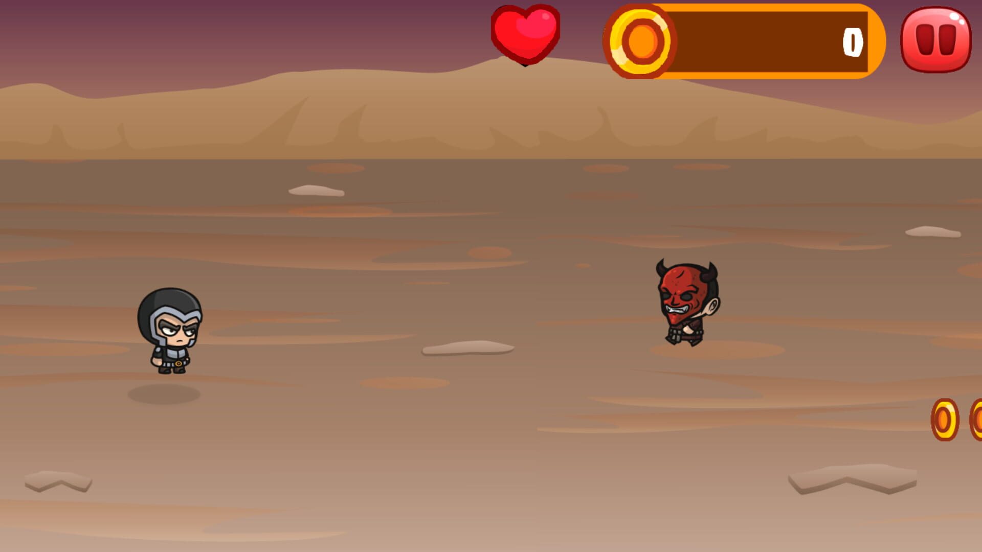 Brave knight runner - Screenshot