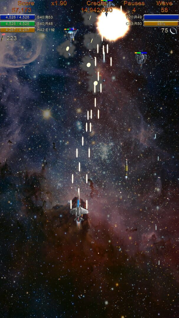 Retro Space Shooter - Screenshot