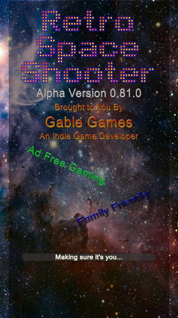 Retro Space Shooter - Screenshot