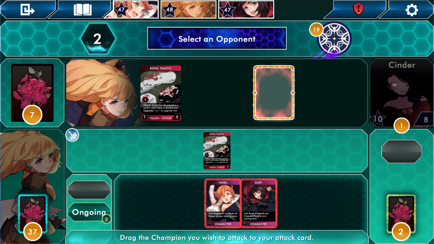 RWBY Deckbuilding Game screenshot