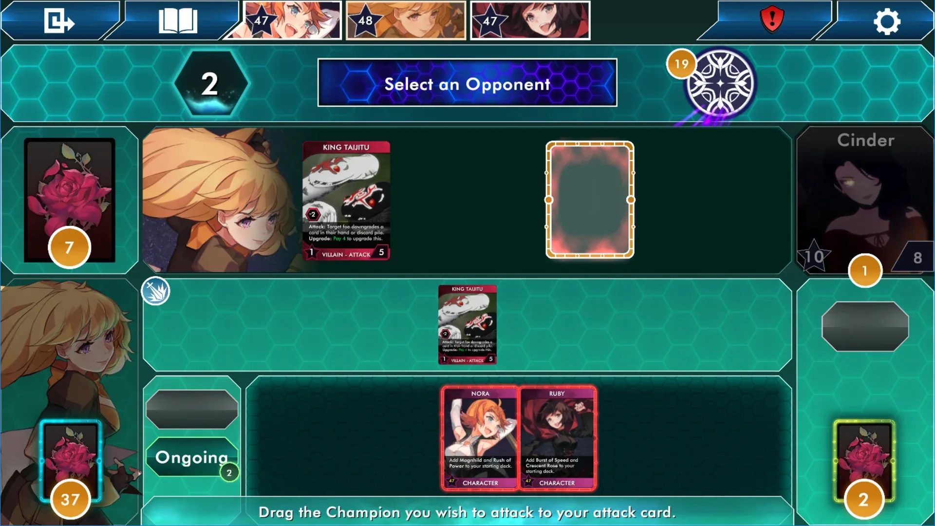 RWBY Deckbuilding Game