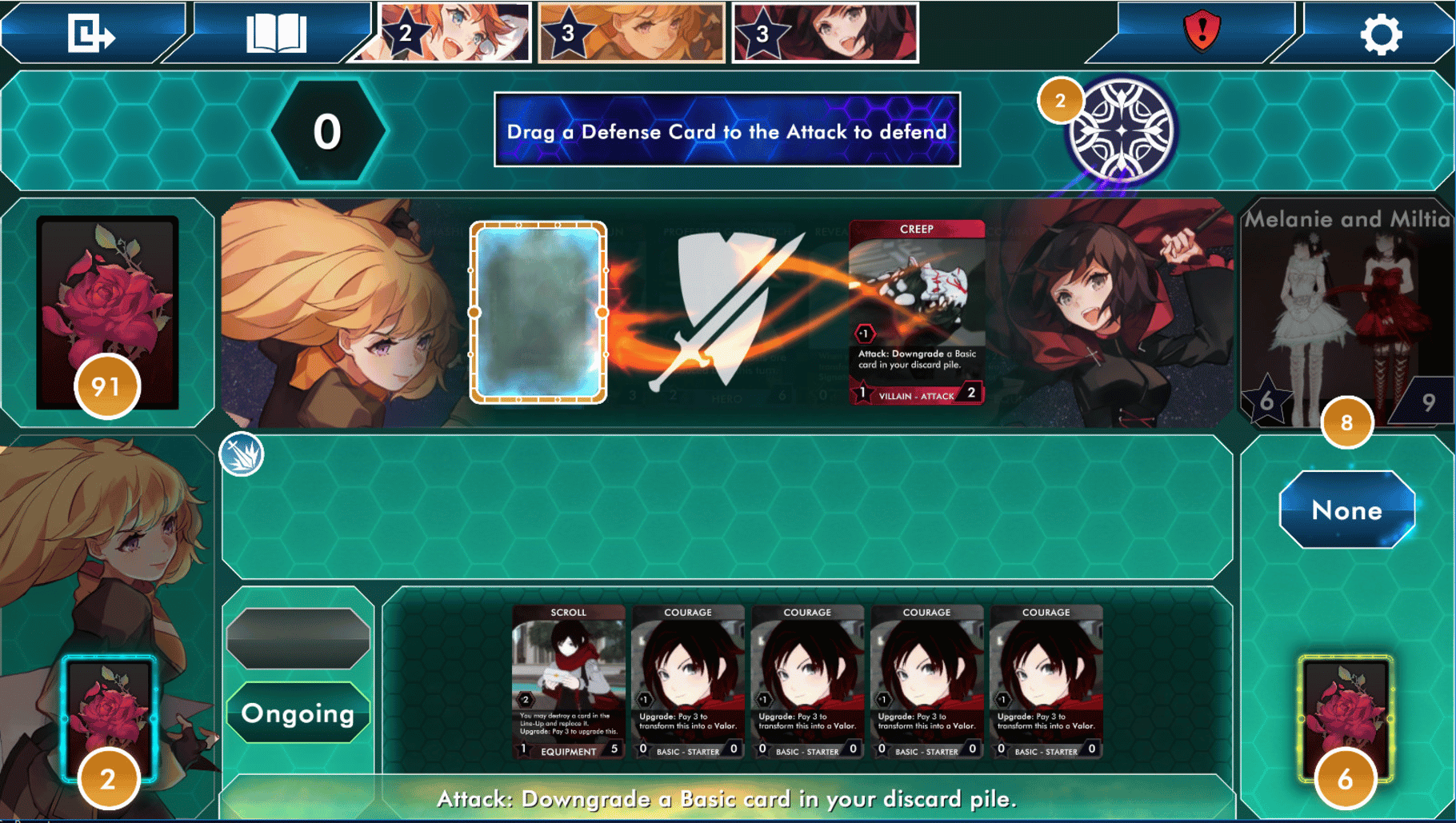 RWBY Deckbuilding Game screenshot