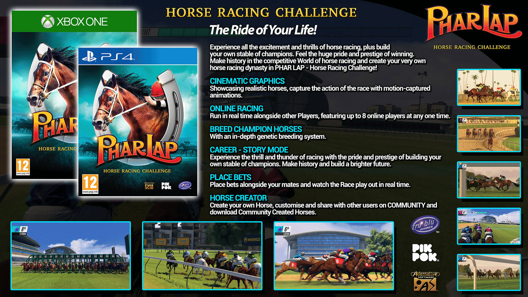 Phar Lap: Horse Racing Challenge screenshot