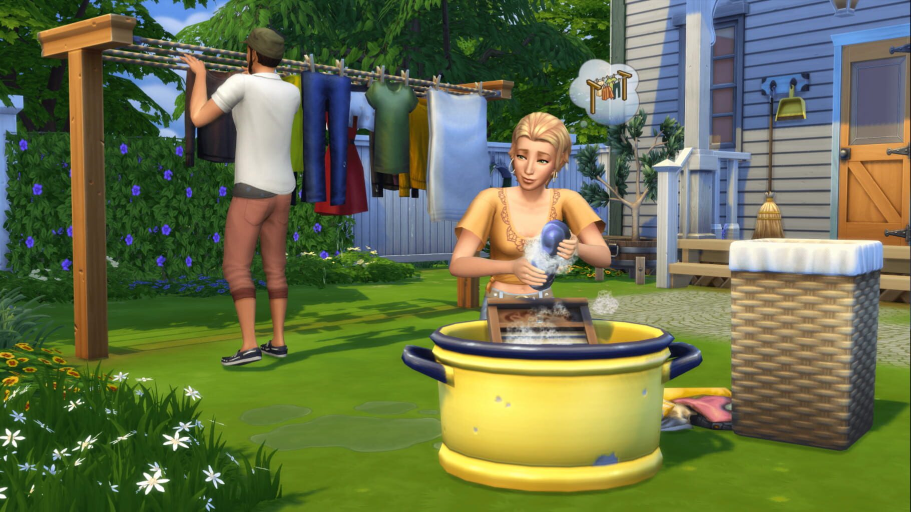 Captura de pantalla - The Sims 4: Laundry Day Stuff