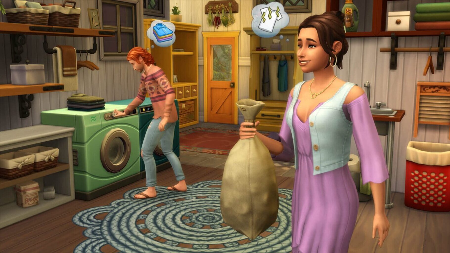 Captura de pantalla - The Sims 4: Laundry Day Stuff