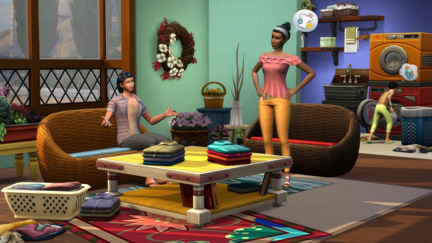 Captura de pantalla - The Sims 4: Laundry Day Stuff