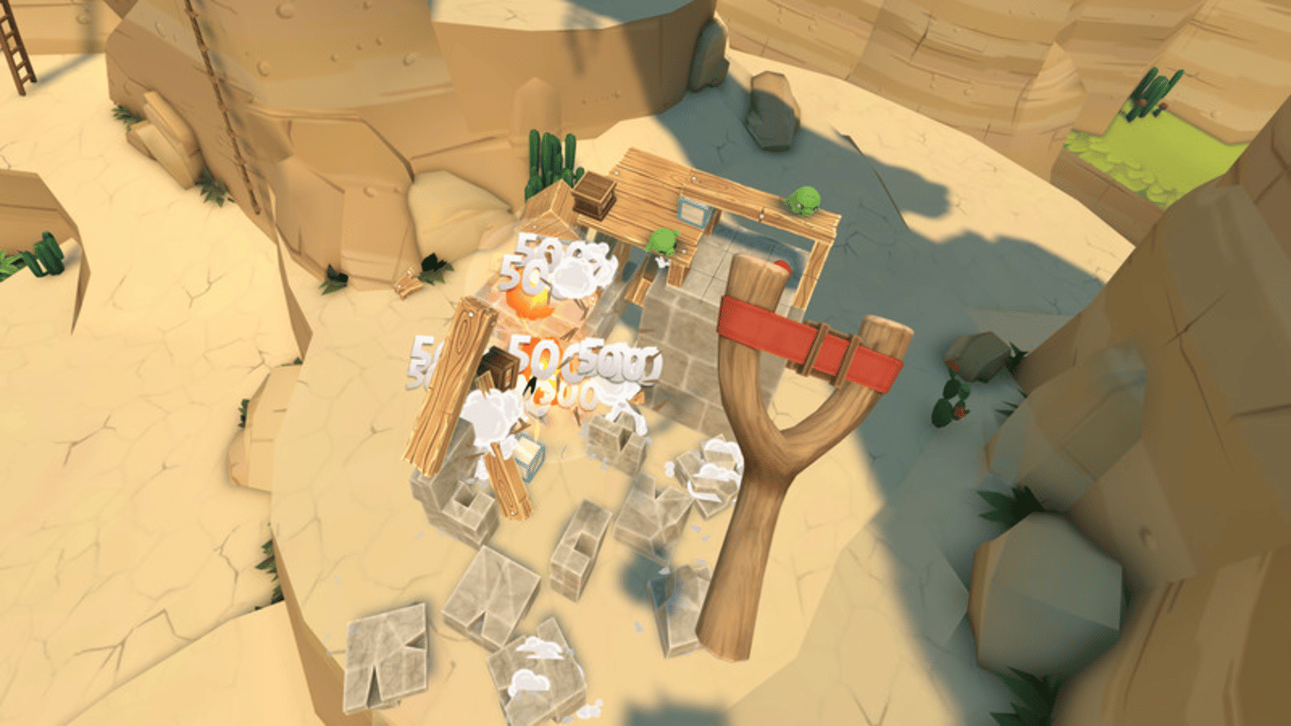 Angry Birds VR: Isle of Pigs screenshot