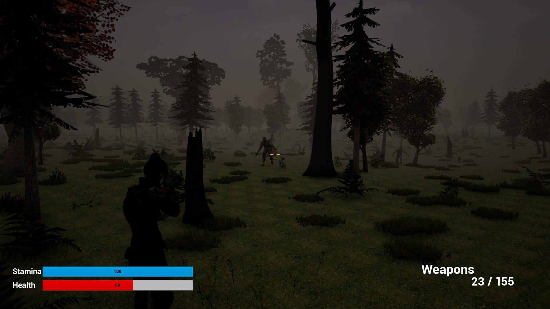 Zombies in the Forest - Screenshot