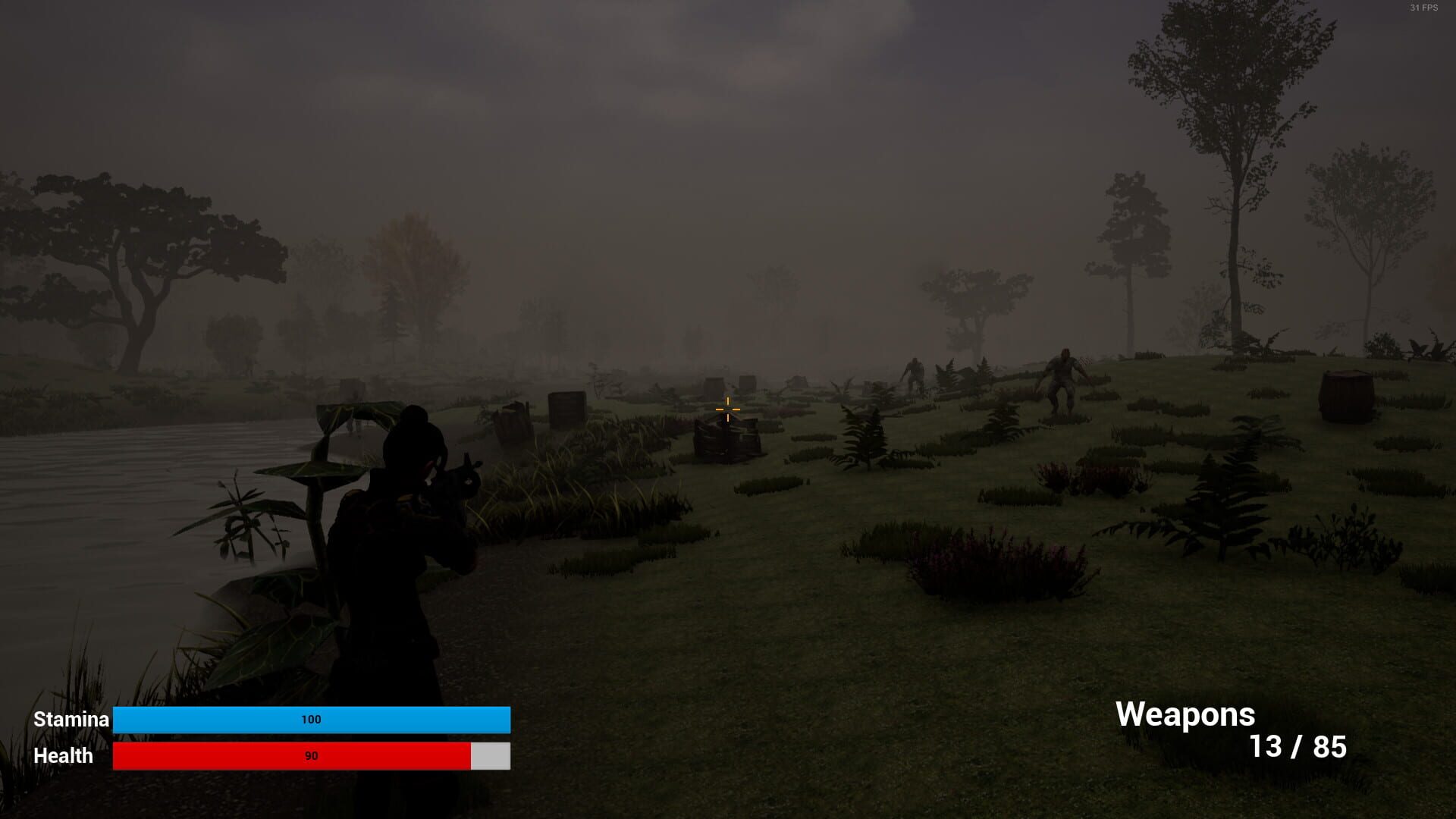Zombies in the Forest - Screenshot