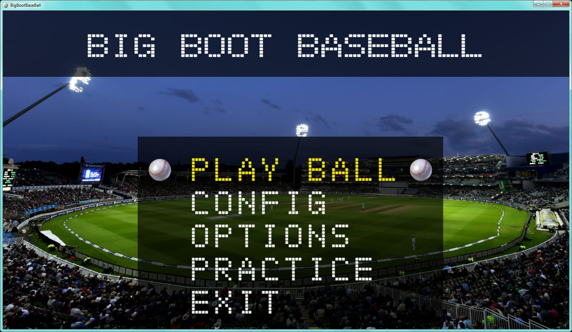 Big Boot Baseball - Screenshot