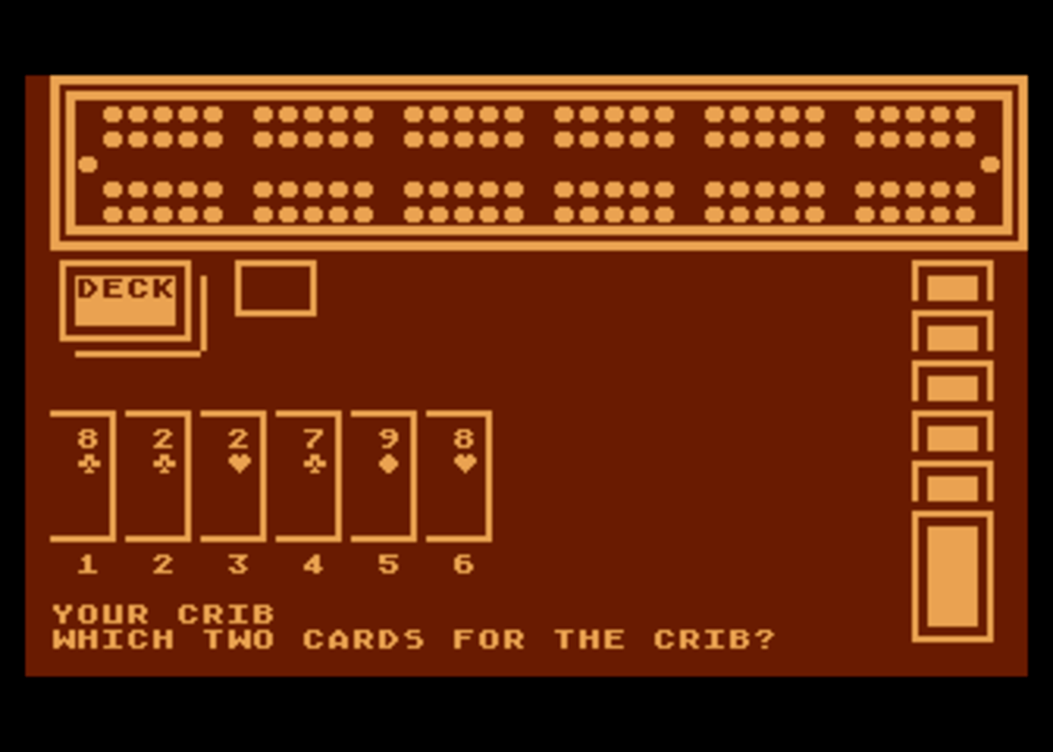 Cribbage screenshot