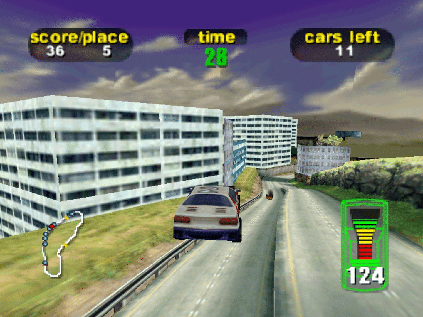 Destruction Derby 64 screenshot