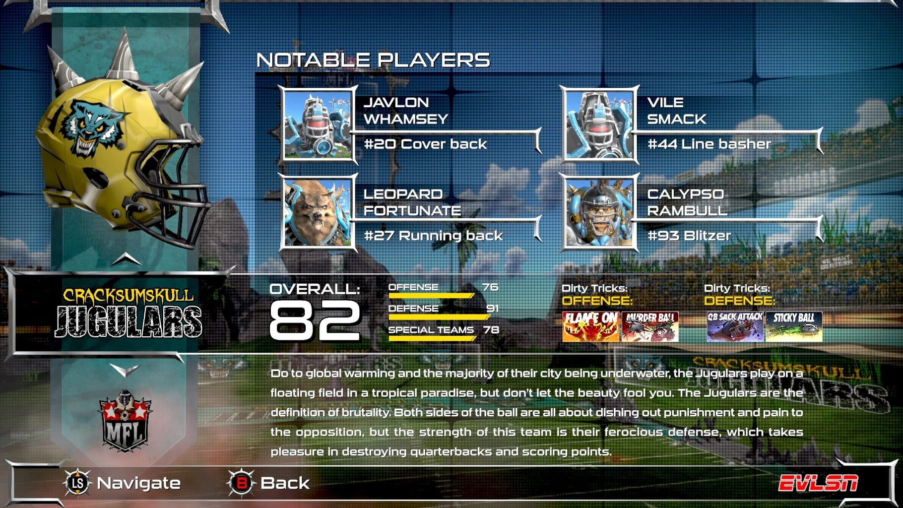 Mutant Football League: Demonic Legion Pack screenshot