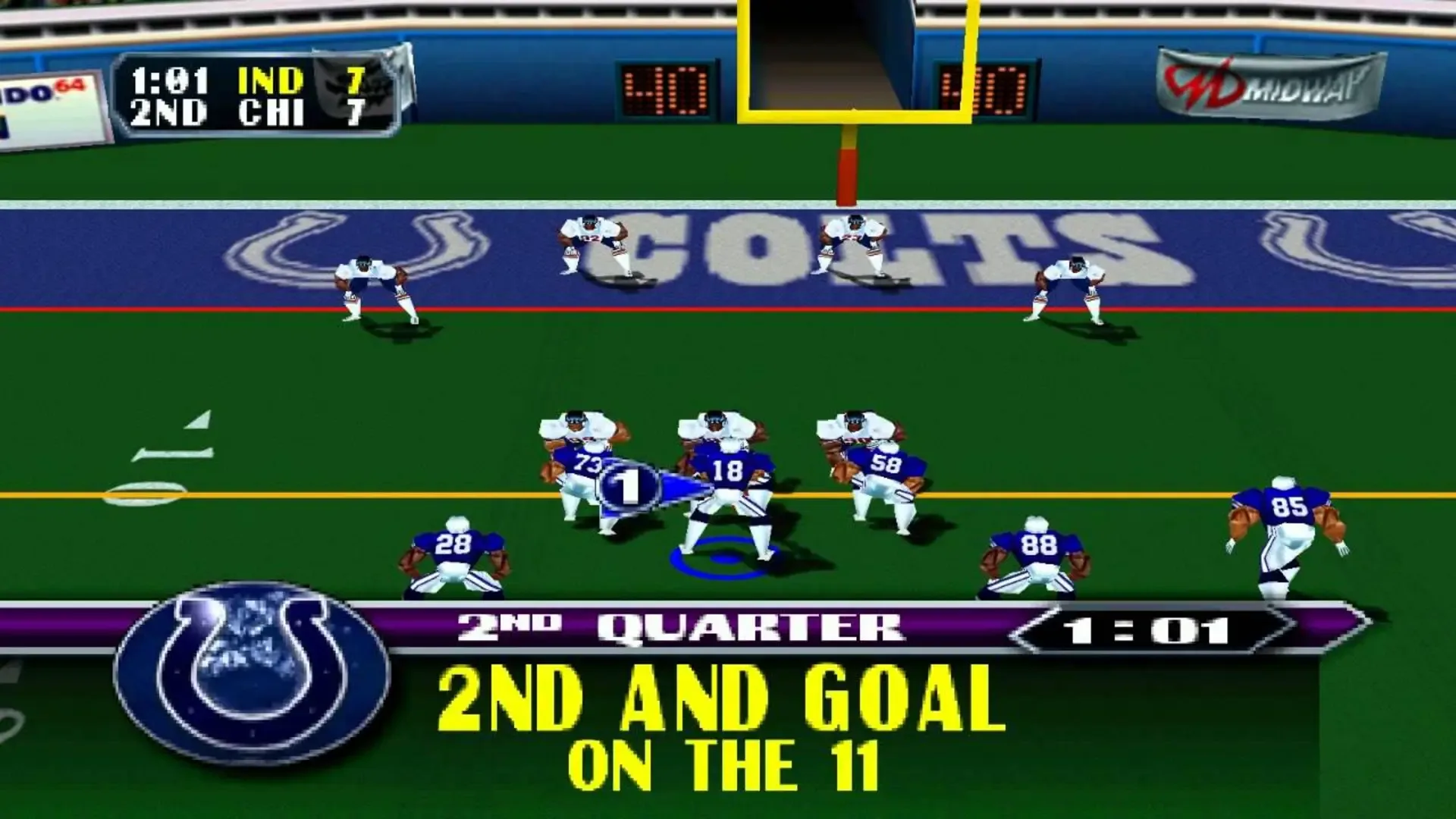 Captura de pantalla - NFL Blitz 2000