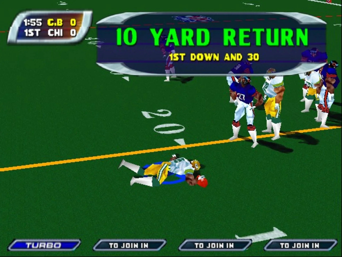 Captura de pantalla - NFL Blitz 2000