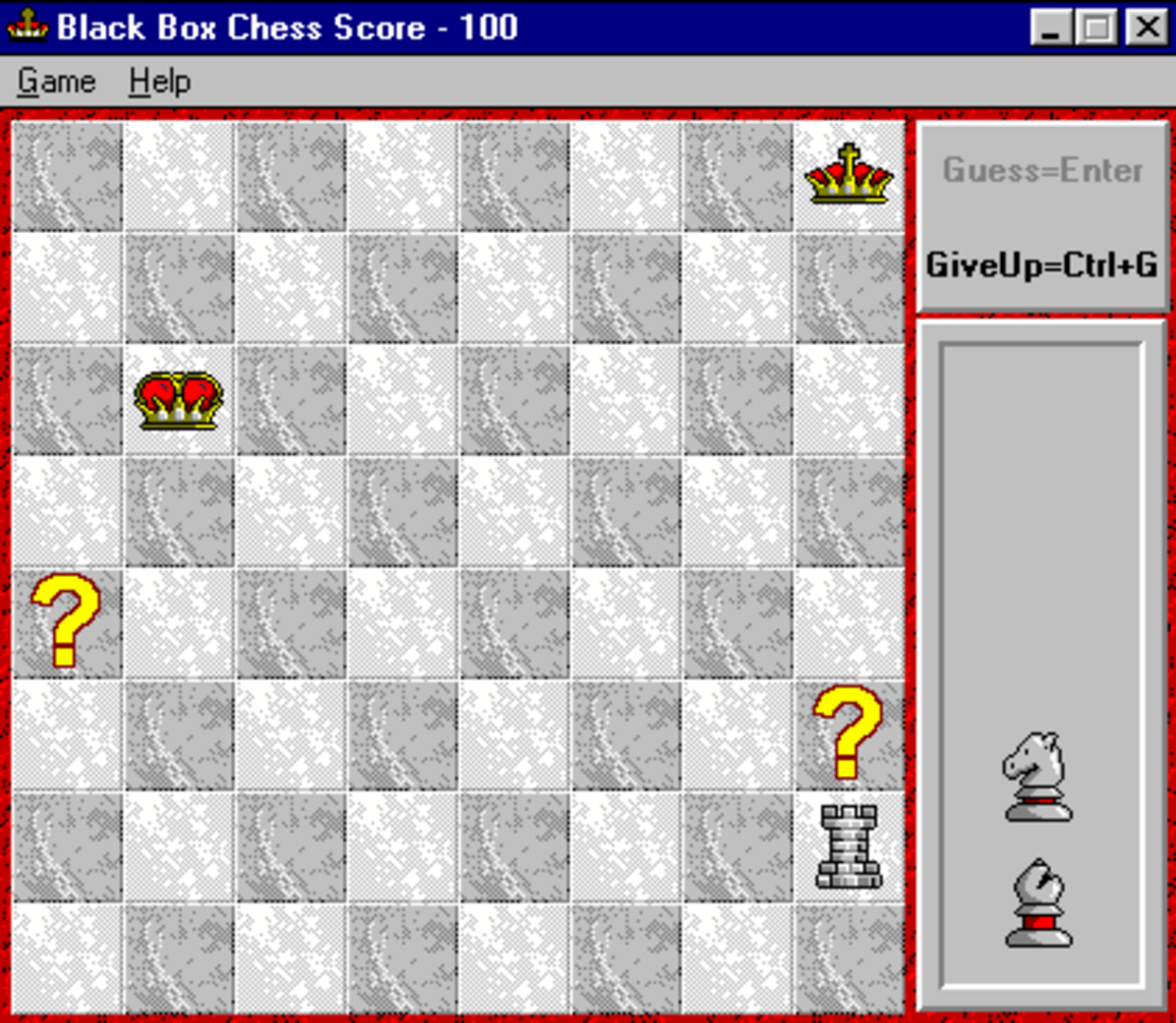 Black Box Chess screenshot