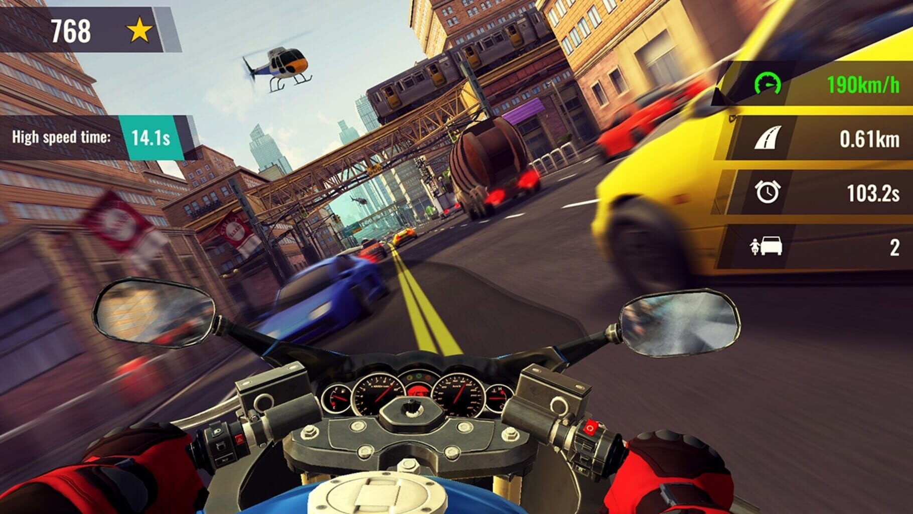 Captura de pantalla - Moto Rush GT