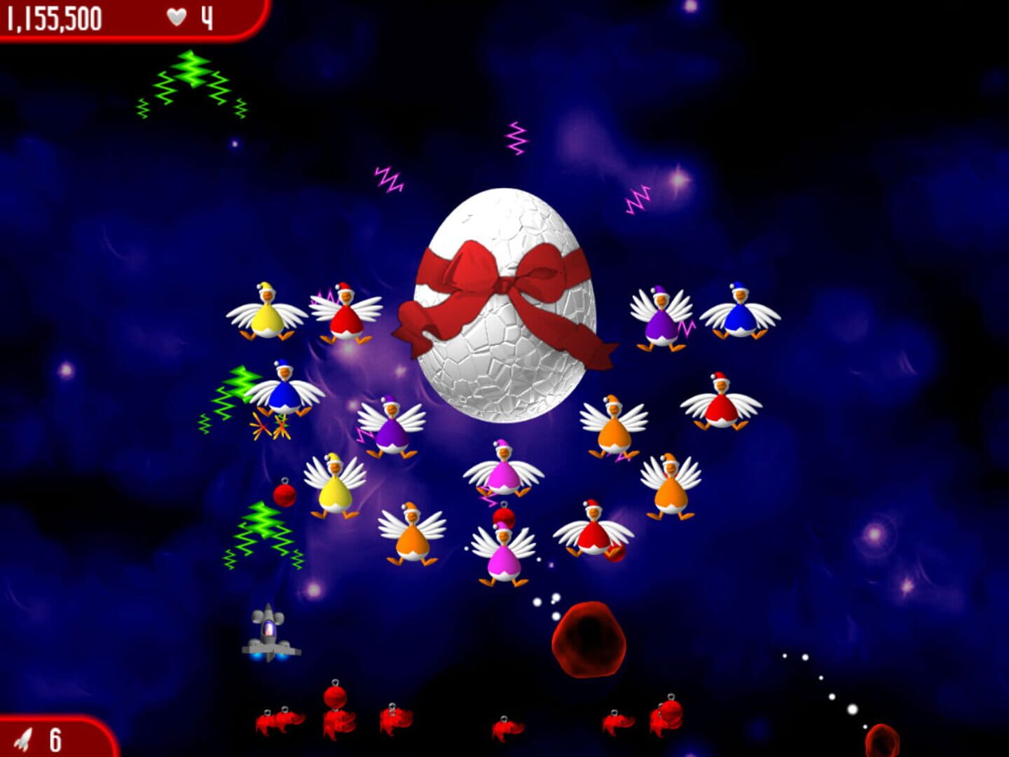 Captura de pantalla - Chicken Invaders 2: Christmas Edition