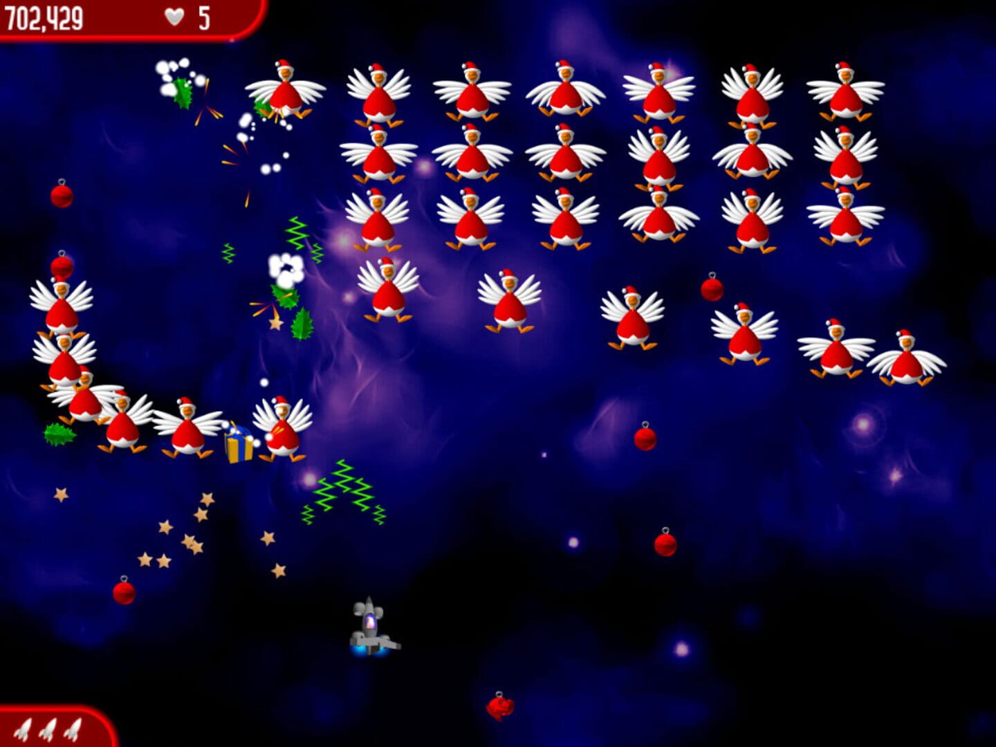 Captura de pantalla - Chicken Invaders 2: Christmas Edition