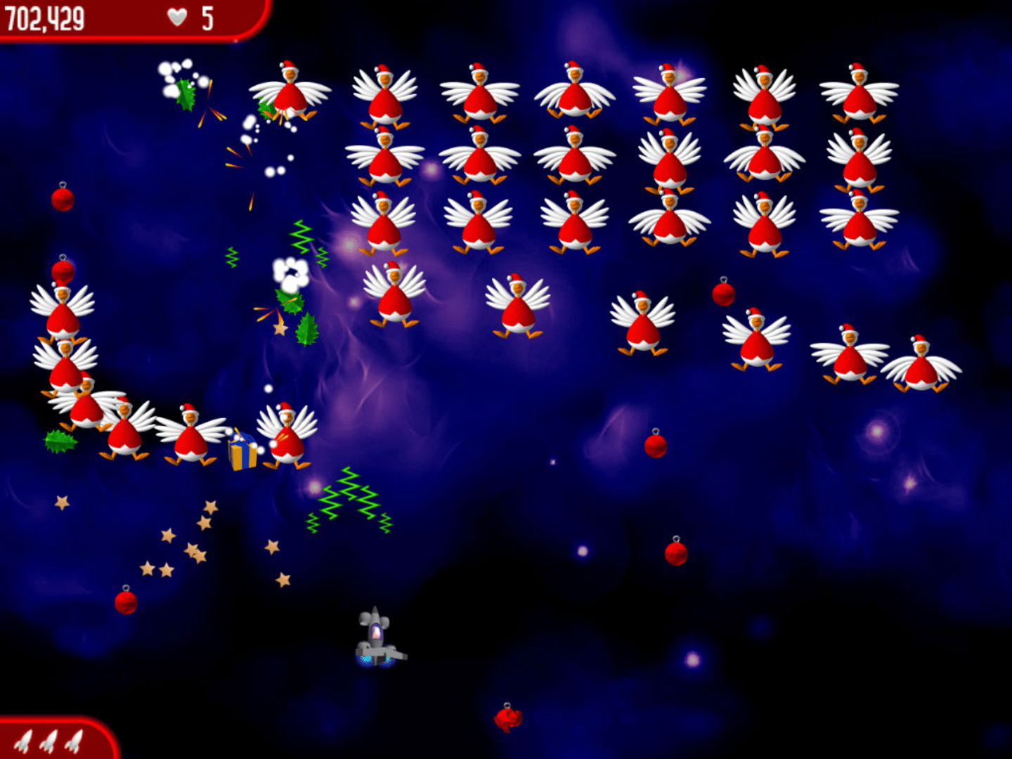 Chicken Invaders 2: Christmas Edition screenshot