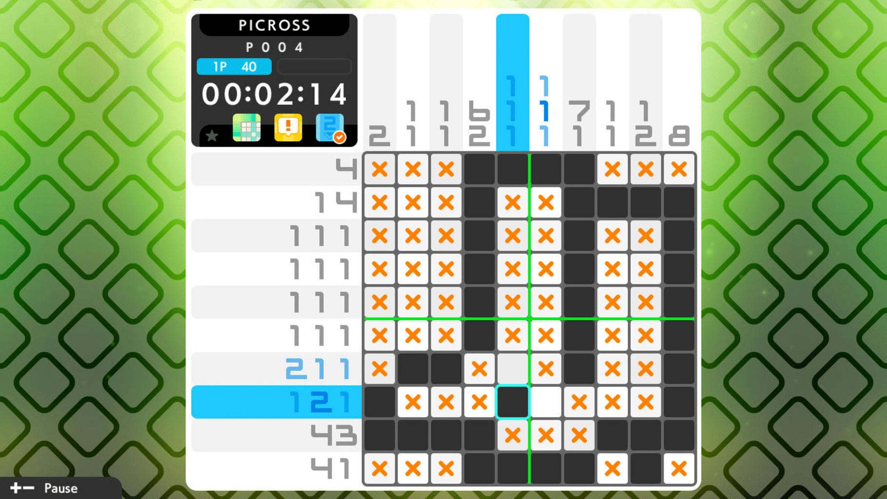 Picross S3 screenshot