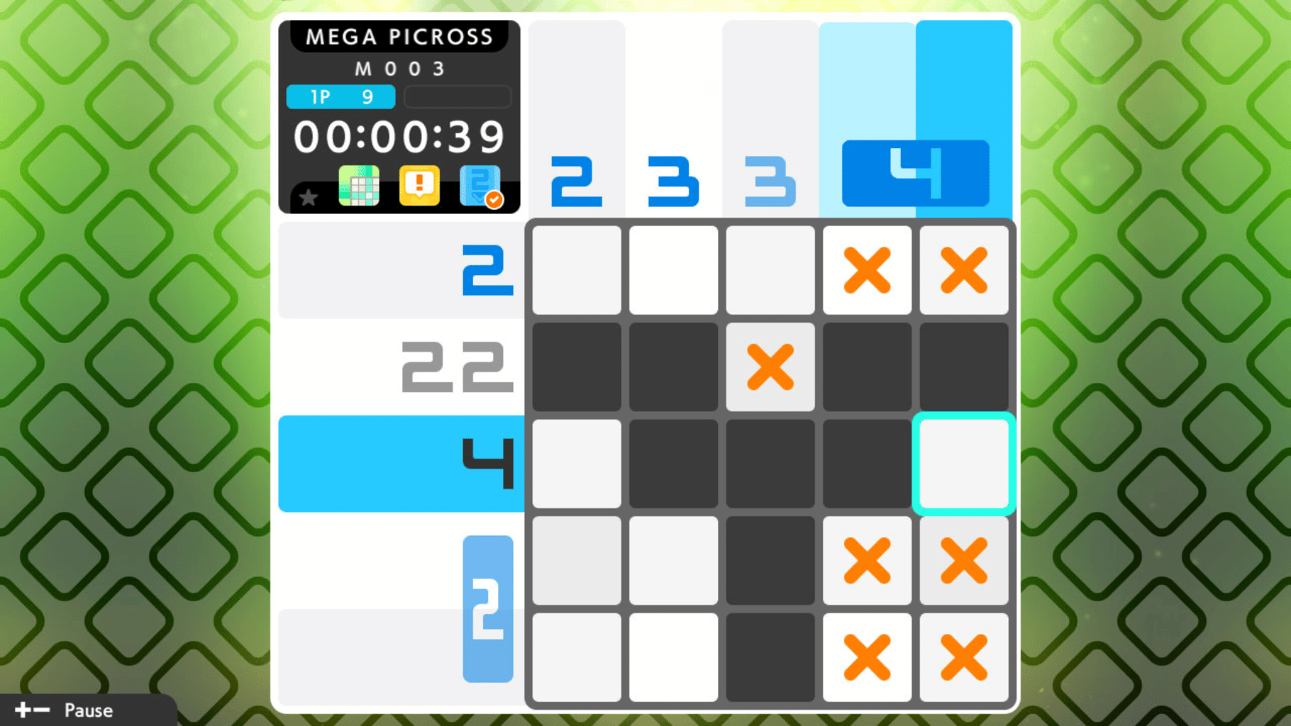 Picross S3 screenshot